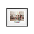 Framed Matte Poster — “Treasured.” Family Photo Print, Inspirational Home Wall Art