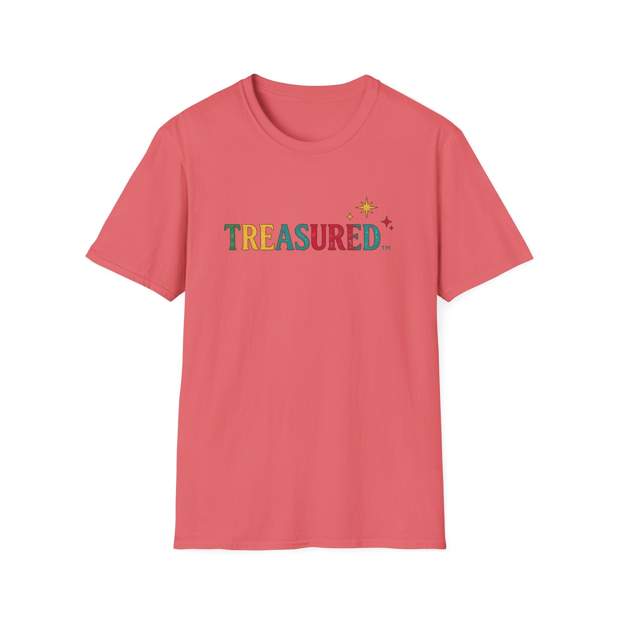 T-Shirt — 'Treasured' Colorful Retro Graphic Tee