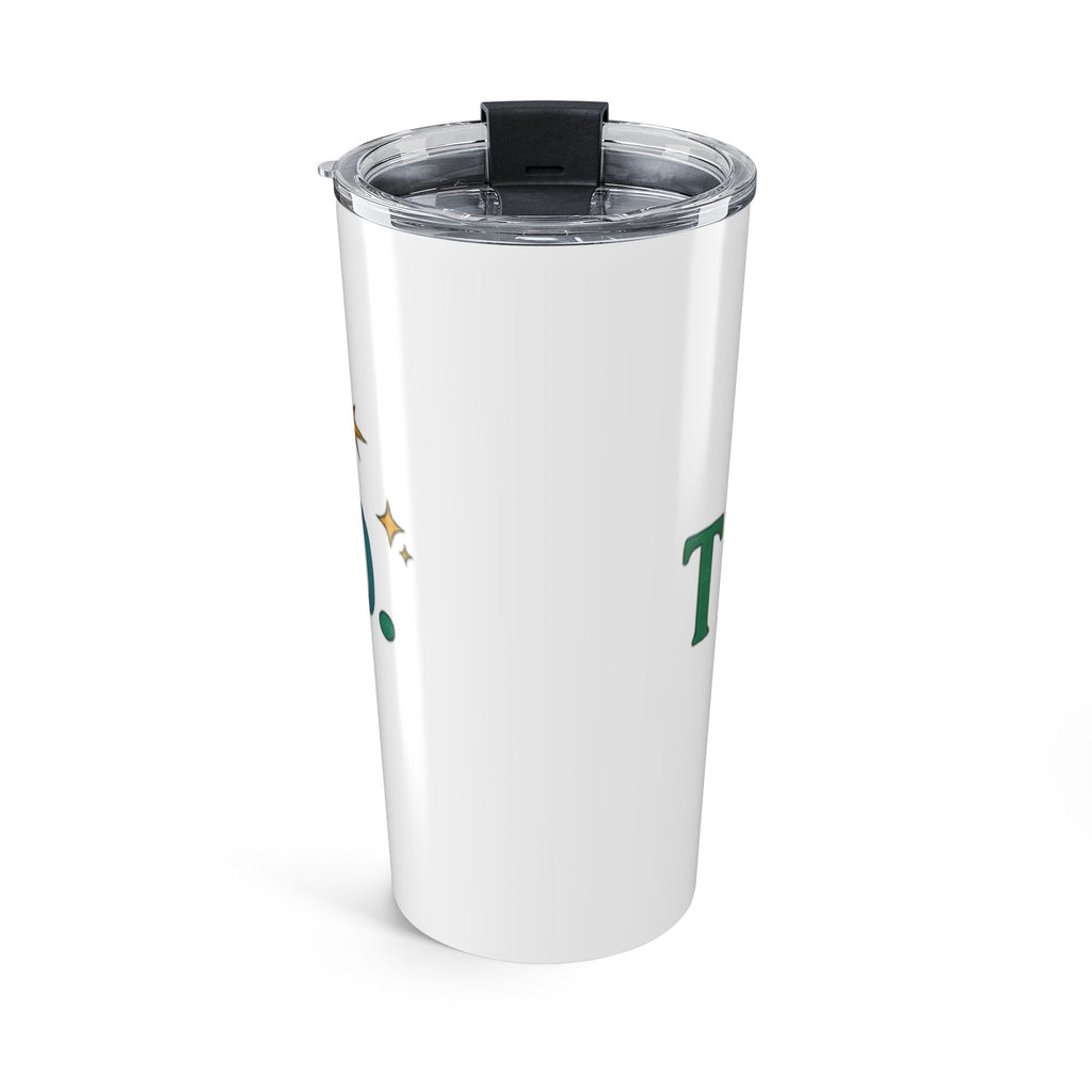 Holiday 'Treasure' 20oz Insulated Tumbler — Christmas Red & Green Travel Cup