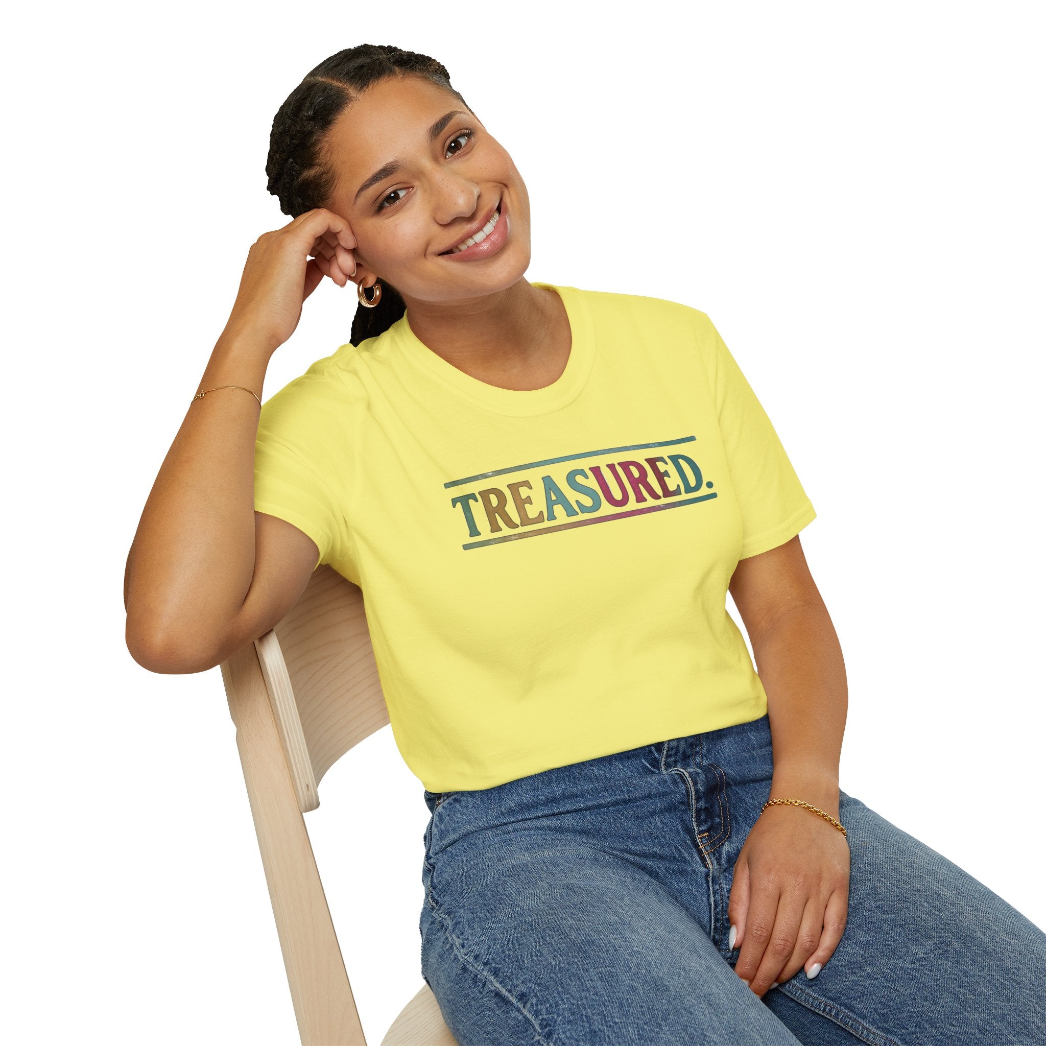 T-Shirt — 'Treasured' Colorful Retro Graphic Tee