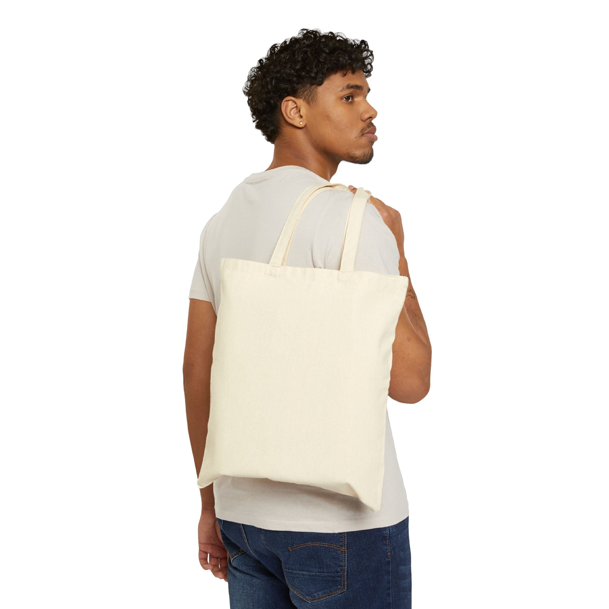 Treasured Cotton Tote Bag – Neutral Canvas Grocery & Everyday Shopper