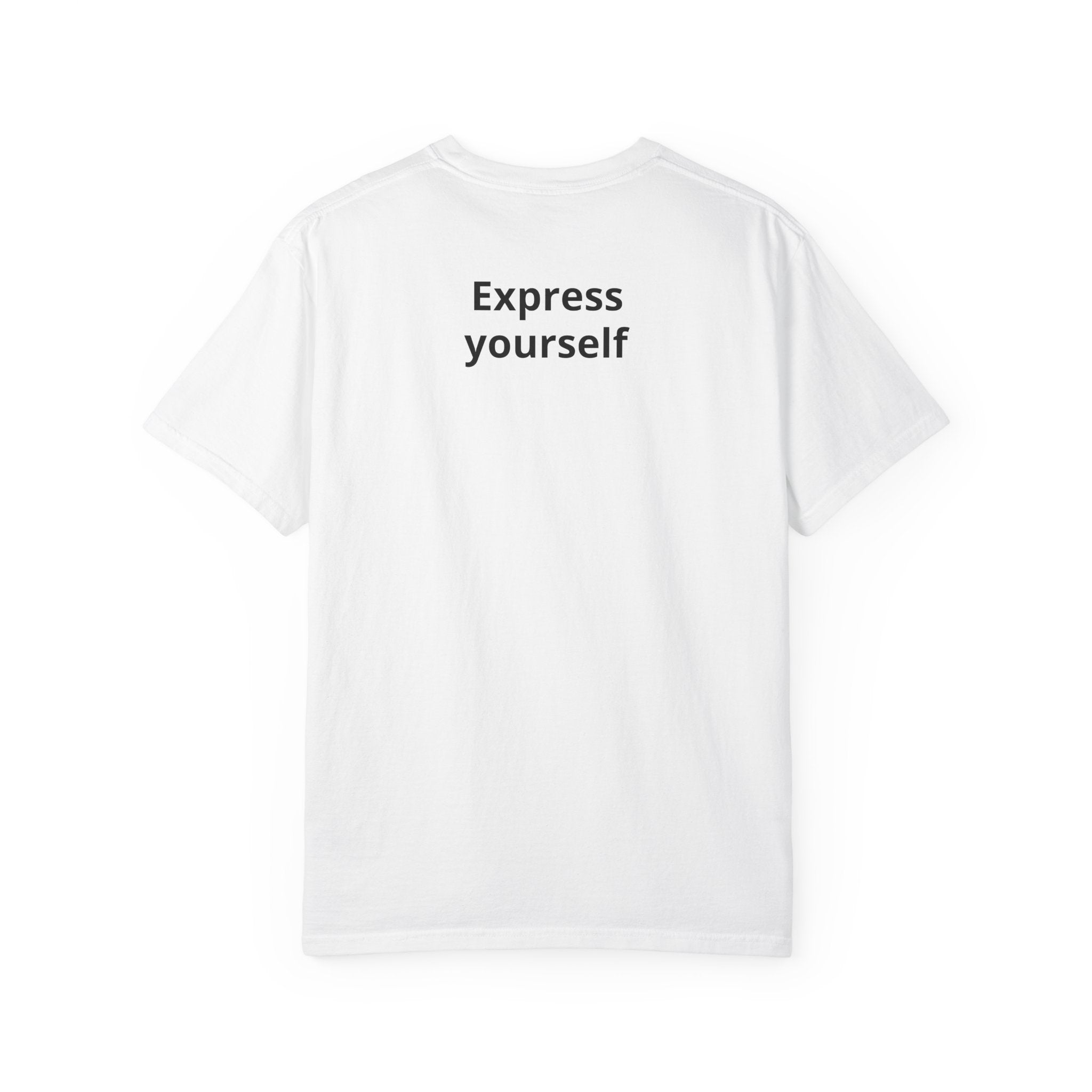 Treasured Garment-Dyed T-Shirt — Retro Color Block "TREASURED." Tee