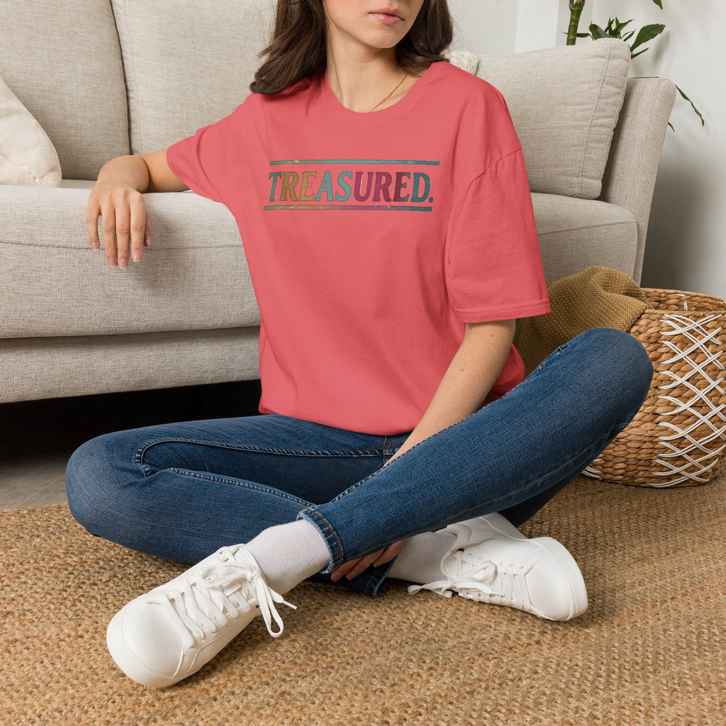 T-Shirt — 'Treasured' Colorful Retro Graphic Tee