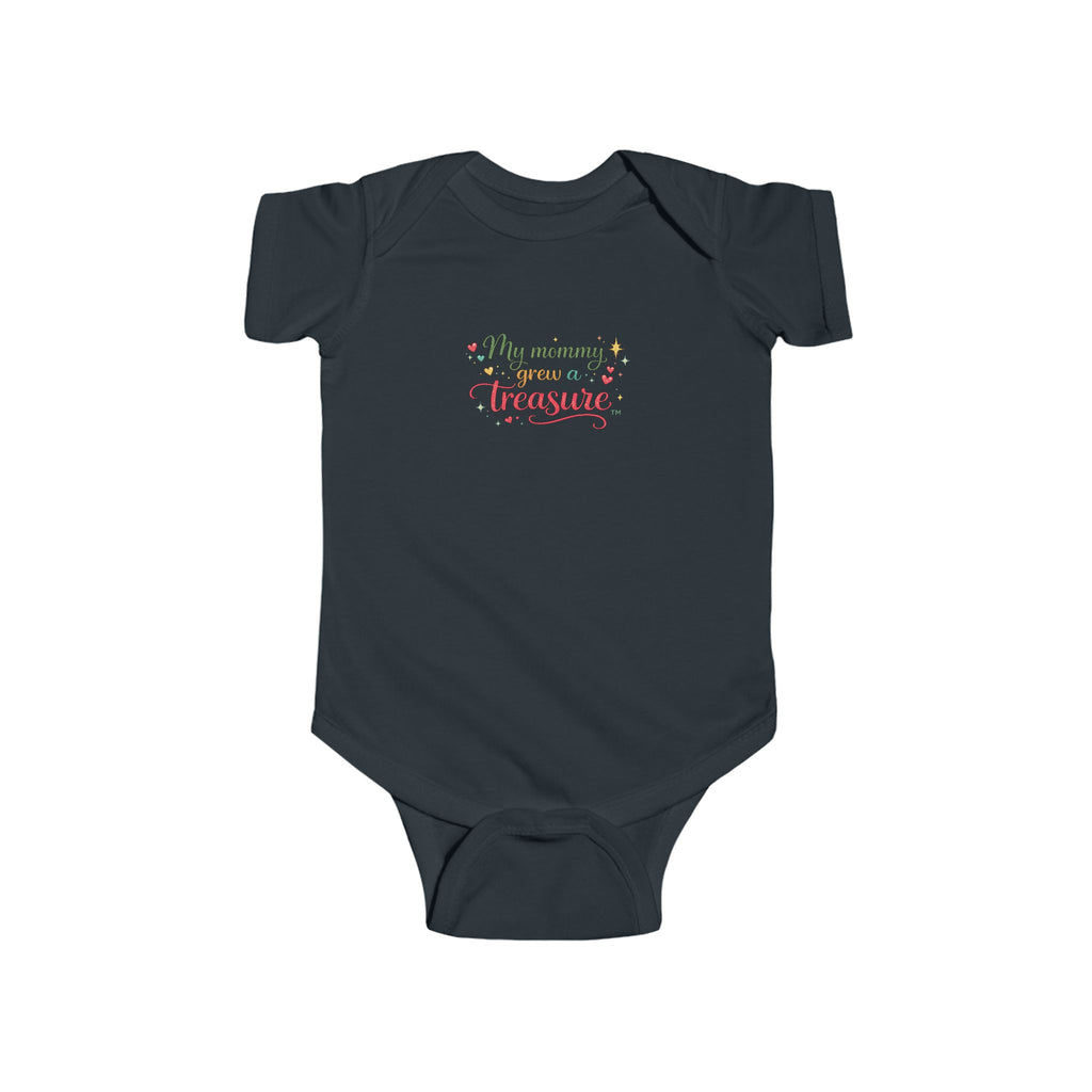 Infant Bodysuit “My Mommy Grew a Treasure” Baby Onesie - A