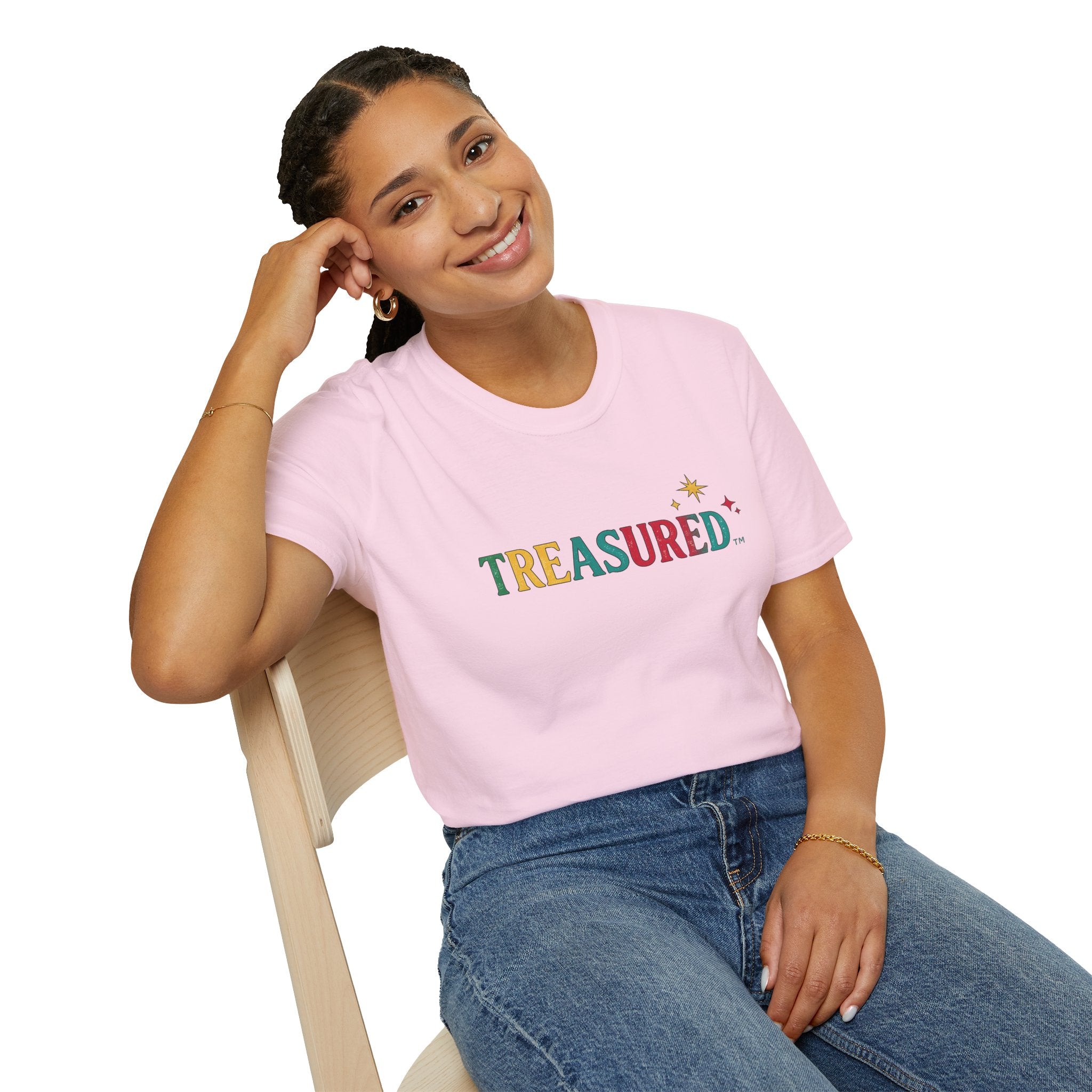 T-Shirt — 'Treasured' Colorful Retro Graphic Tee