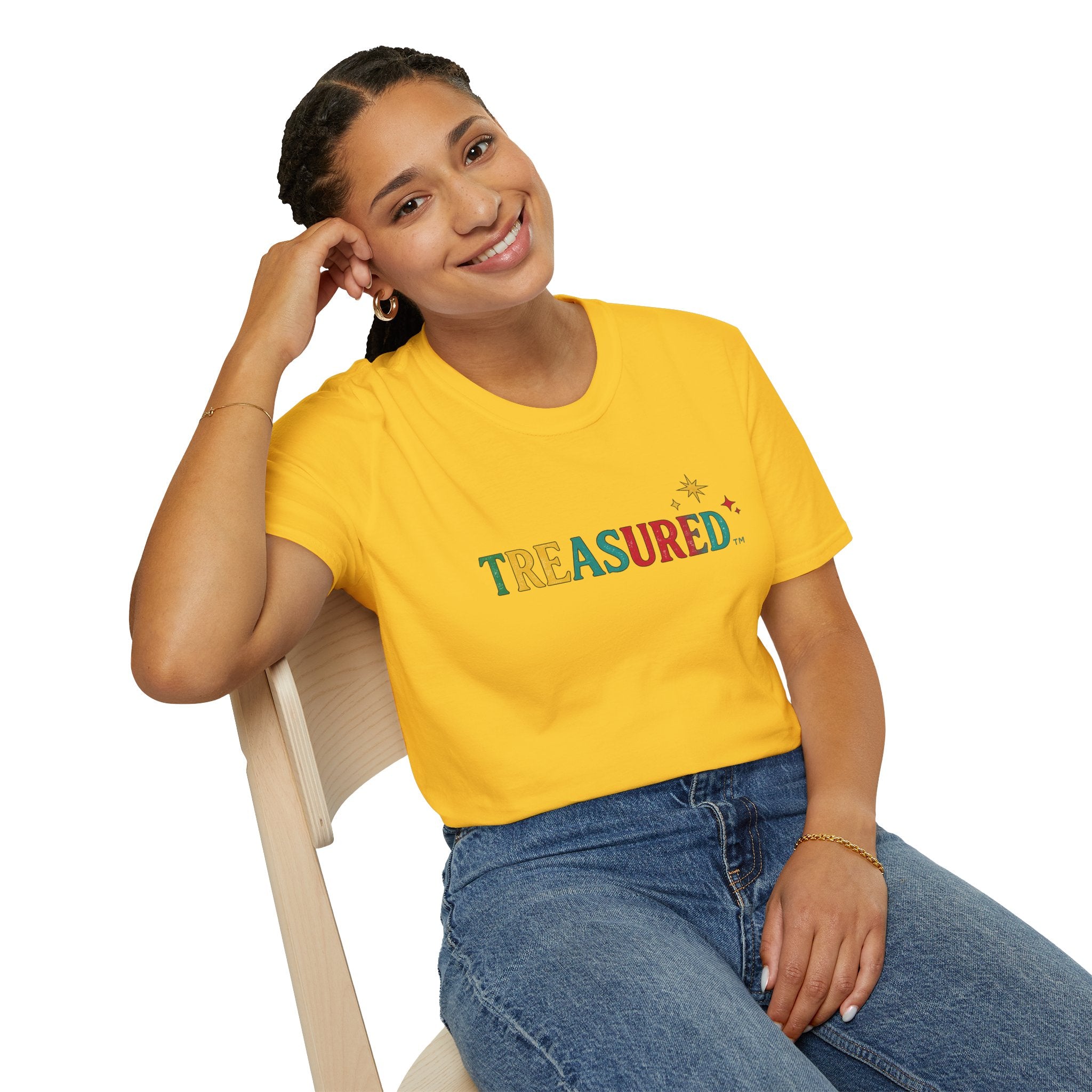 T-Shirt — 'Treasured' Colorful Retro Graphic Tee