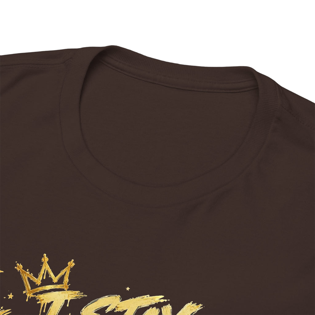 I Stay Winning T‑Shirt — Motivational Gold Script Tee