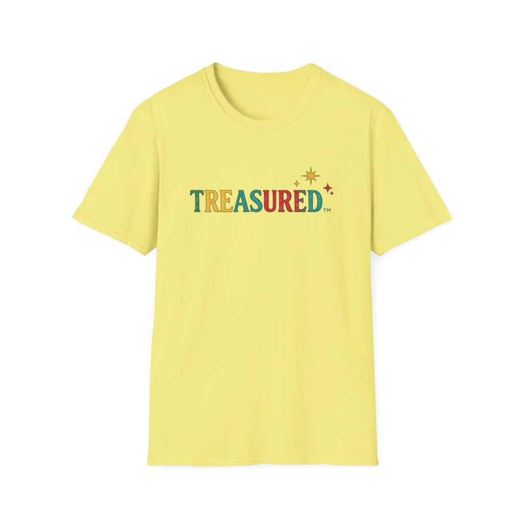 T-Shirt — 'Treasured' Colorful Retro Graphic Tee