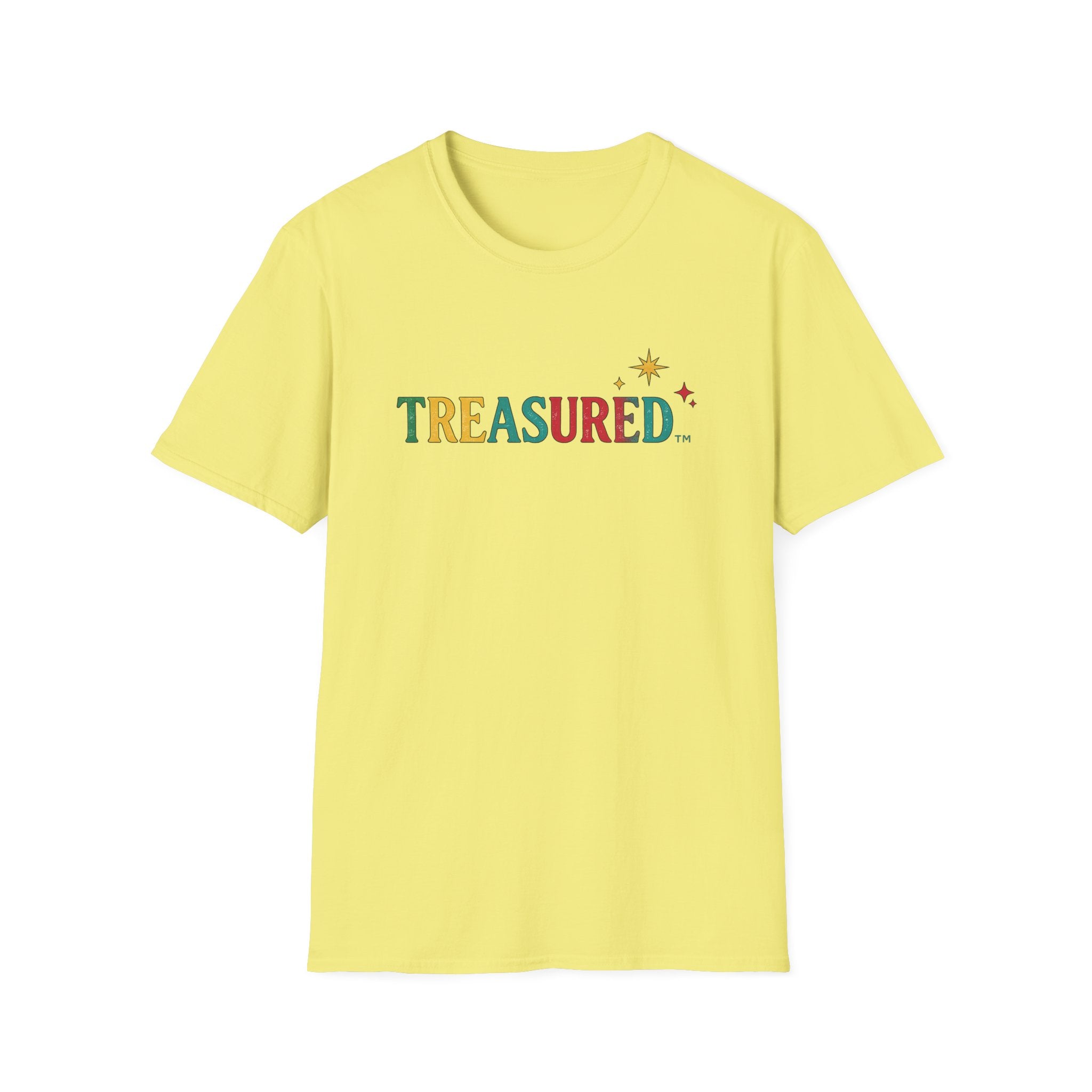 T-Shirt — 'Treasured' Colorful Retro Graphic Tee