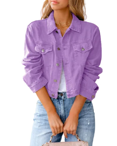 Women's Long Sleeve Denim Jacket