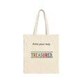 Treasured Cotton Tote Bag – Neutral Canvas Grocery & Everyday Shopper