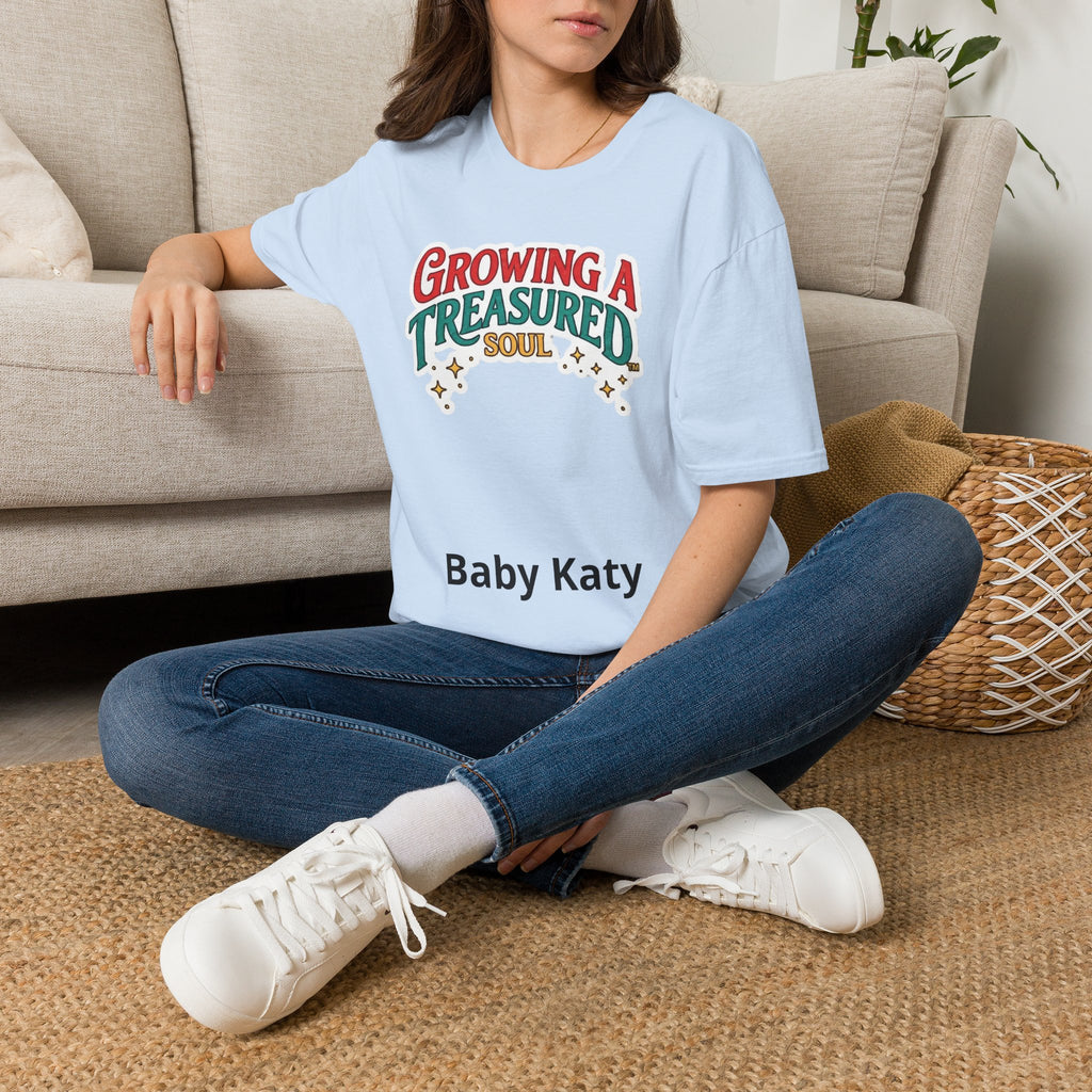 Growing a Treasured Soul T-Shirt — Personalized Baby Name