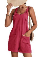 Casual Fashion Suspender Shorts Jumpsuit Strap Pants thumbnail 3