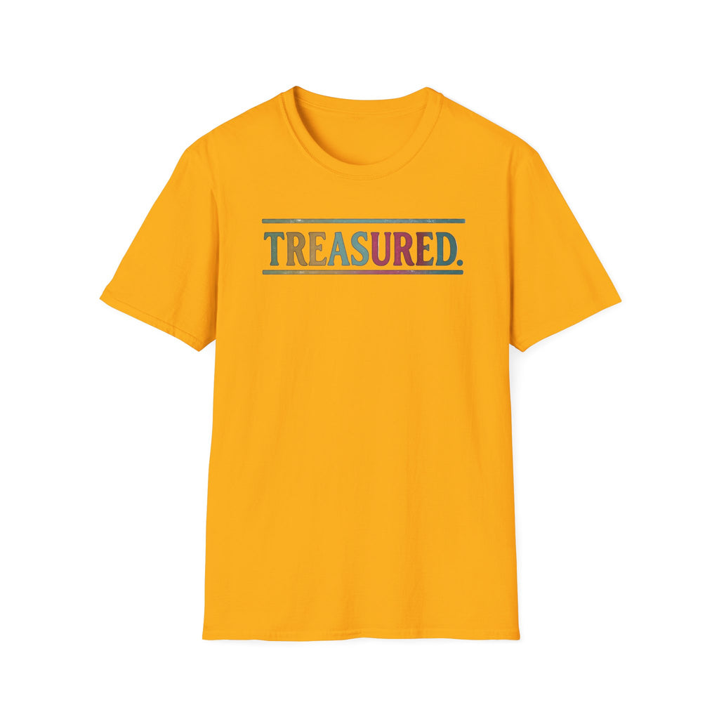 T-Shirt — 'Treasured' Colorful Retro Graphic Tee