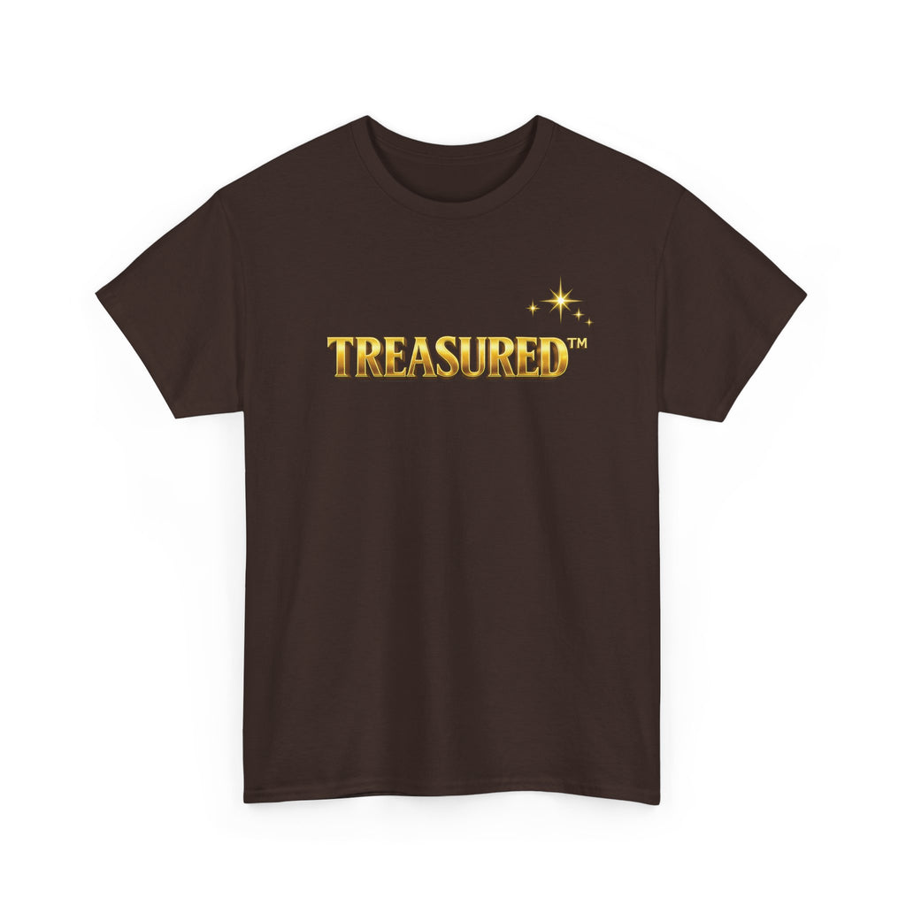 Treasured Tee — Sparkling 'TREASURED' Graphic T‑Shirt