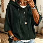 Solid-color Hoodie With Double Hoods And A Drawstring thumbnail 7