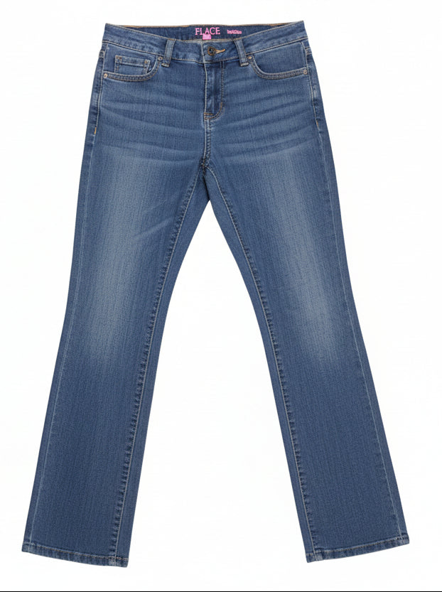 Teen Girls Straight Leg Jeans