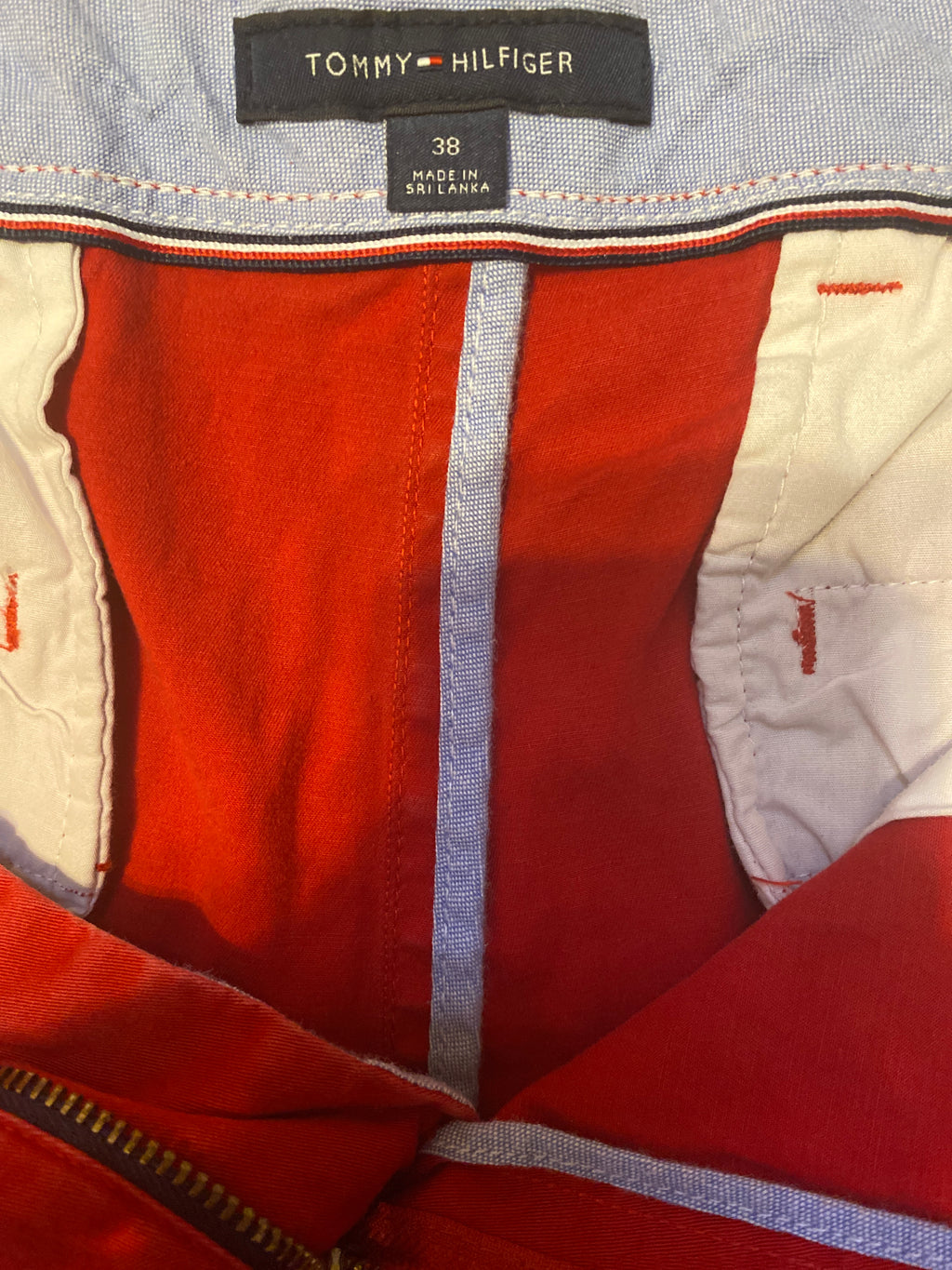 Tommy Hilfiger Red Chino Shorts