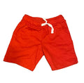 Cat & Jack red pull-on shorts front view, toddler size 4T
