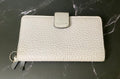 Coach Leather Bifold Wallet – Light Gray
