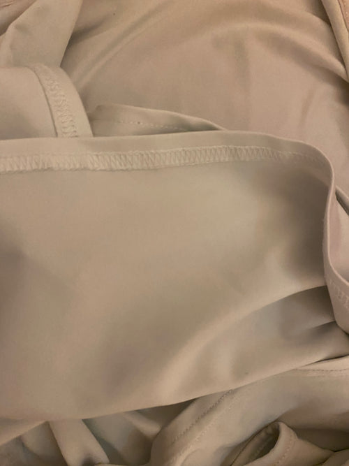 Bebe White Satin Slip Dress — Size Medium