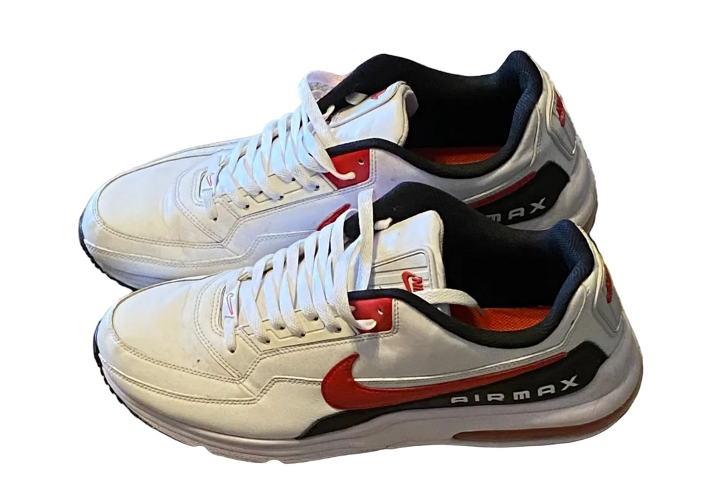 Nike Air Max LTD Sneakers — White/Red/Black | Men's Size 13