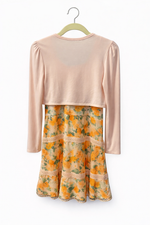 Floral Dress with Bolero Cardigan Set thumbnail 4