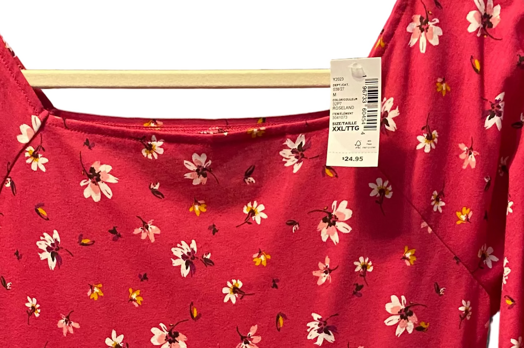 Pink Floral Babydoll Dress
