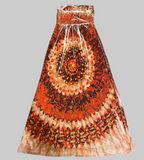 Multicolored Pattern Boho Print Dress