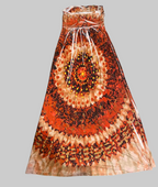 Multicolored Pattern Boho Print Dress