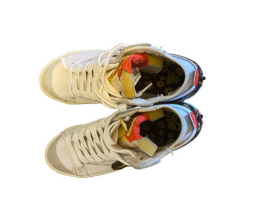 Nike Blazer Mid '77 Floral High Tops – White/Black Daisy