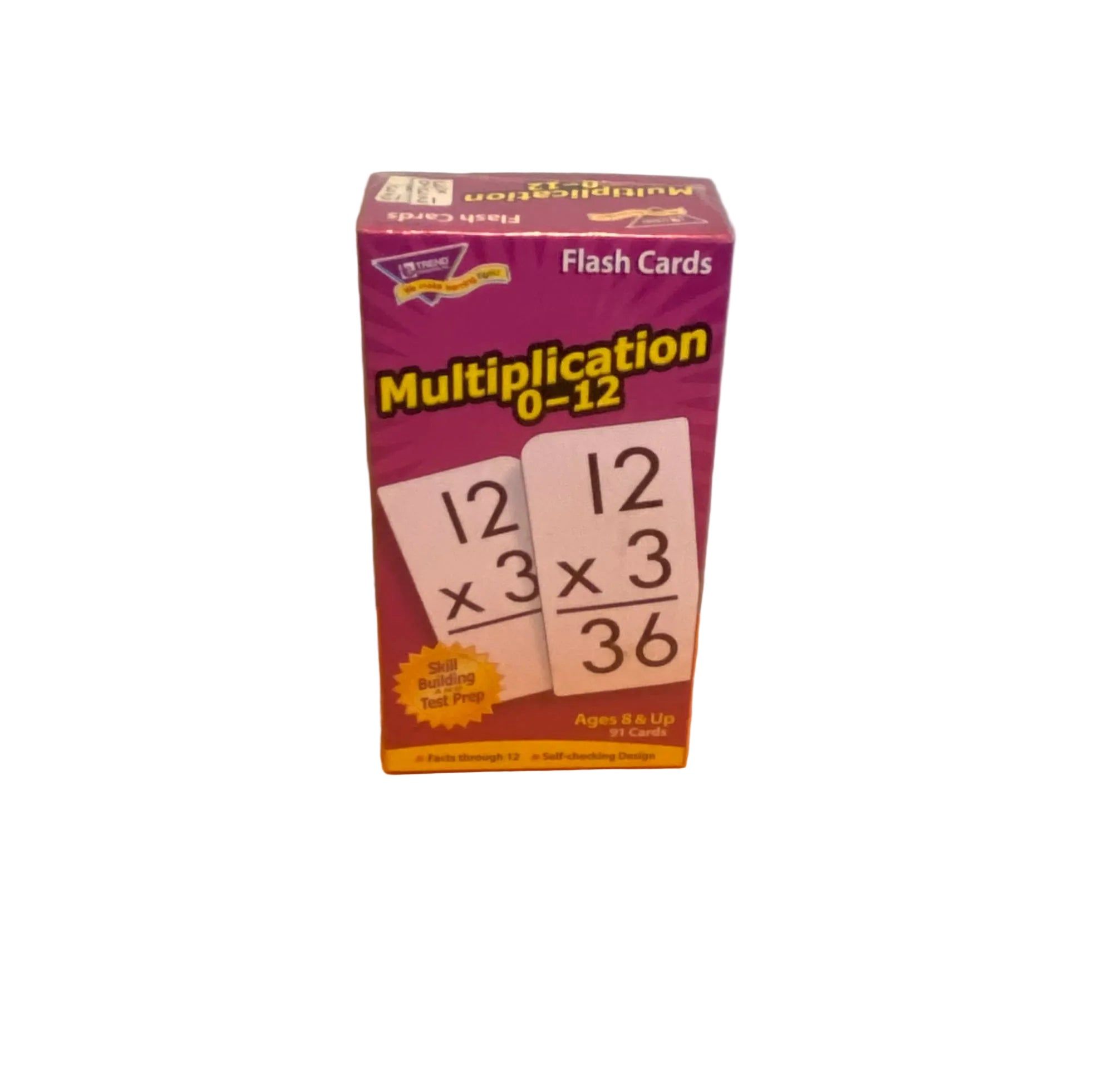 Multiplication 0-12 Flash Cards
