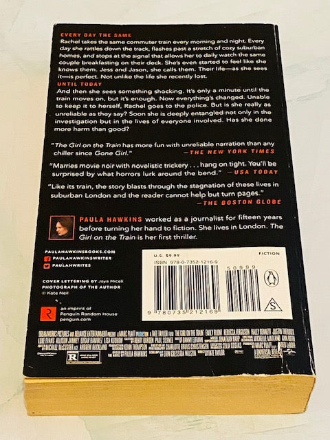 The Girl on the Train by Paula Hawkins (Used – Movie Tie-In Edition)