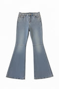 Teen Distressed Flare Jeans