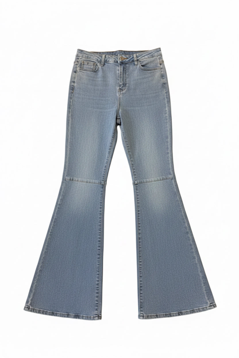 Teen Distressed Flare Jeans
