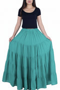 Long Tiered Maxi Skirt maxi