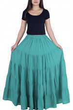Long Tiered Maxi Skirt maxi thumbnail 3