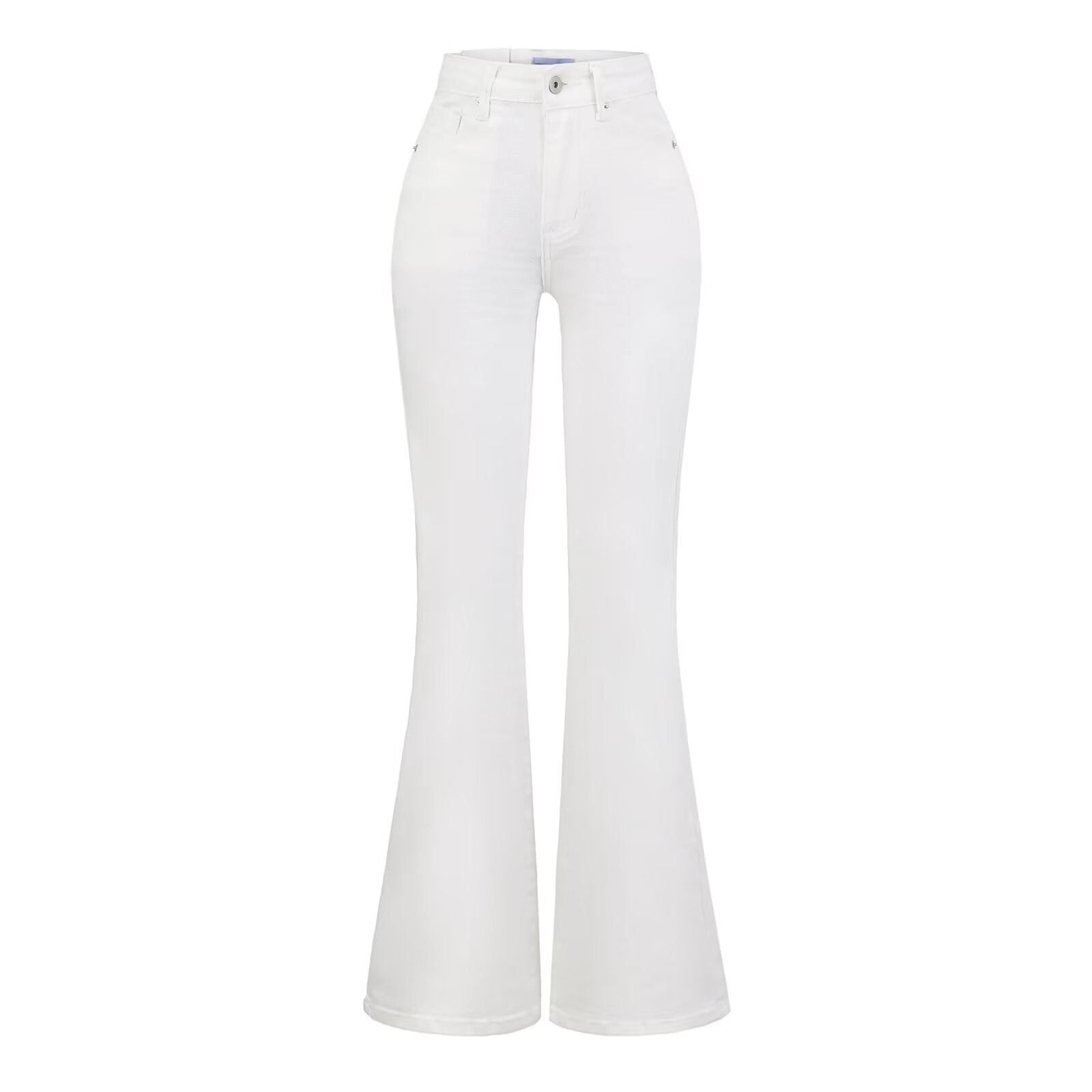 Women's Light Blue High Waist Slim Fit Bootcut Jeans