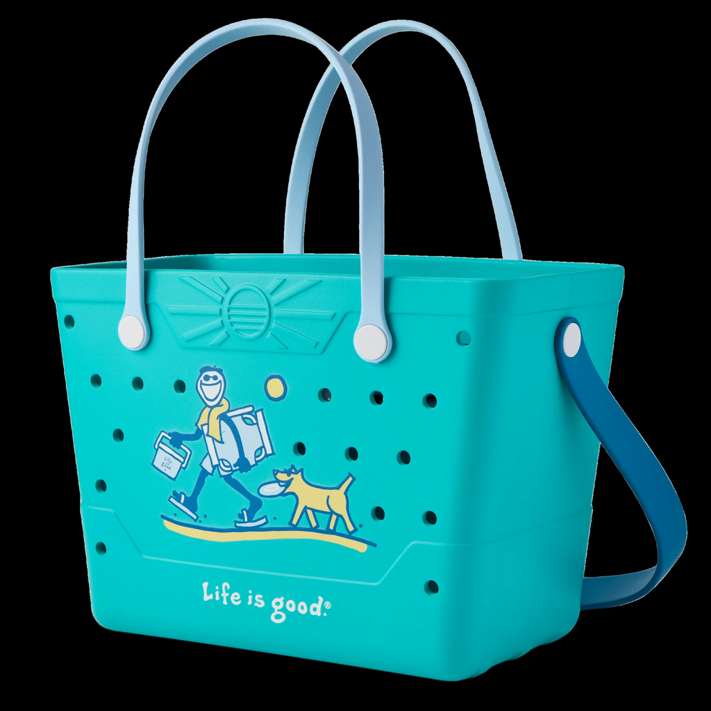 Life is Good Beachcomber Bag Teal Green