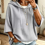 Solid-color Hoodie With Double Hoods And A Drawstring thumbnail 4