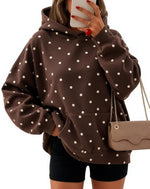Women's Leopard-print Hooded Fleece-lined Sweatshirt thumbnail 6