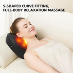 Smart Massage Cushion 3 Speed Multifunction Neck Back Shoulder Massager With Heat Relief thumbnail 7