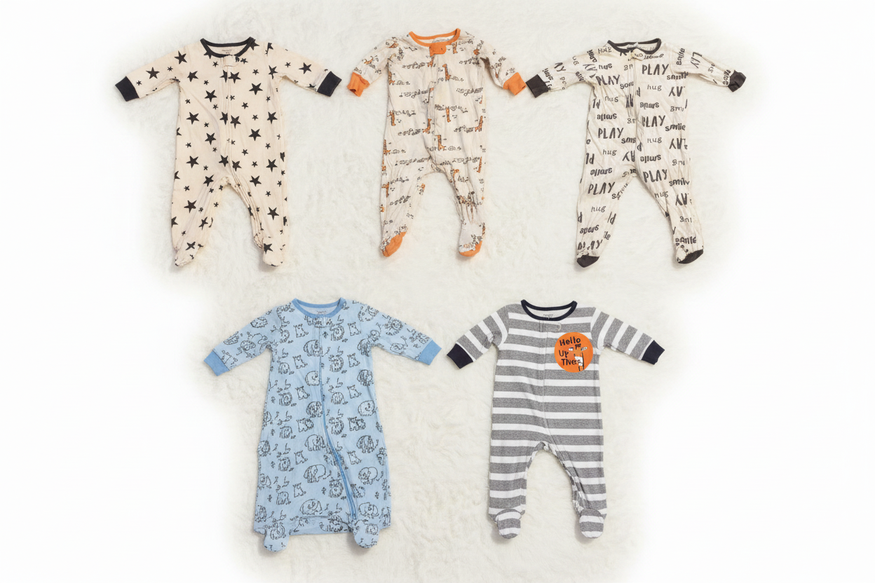 Baby Sleepers Bundle Flat Lay
