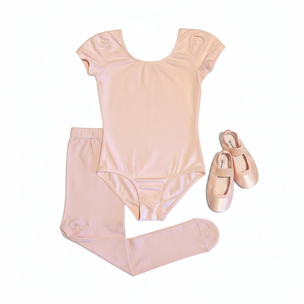 Blush Pink Ballet Leotard - Product Shot