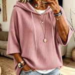 Solid-color Hoodie With Double Hoods And A Drawstring thumbnail 9