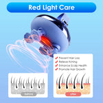 Electric Scalp Massager with Red Light Therapy | Rechargeable, Waterproof, Massage Claws thumbnail 9