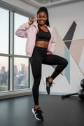 College-Aged Fit Black Woman
