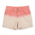 Coral Ombre Denim Shorts