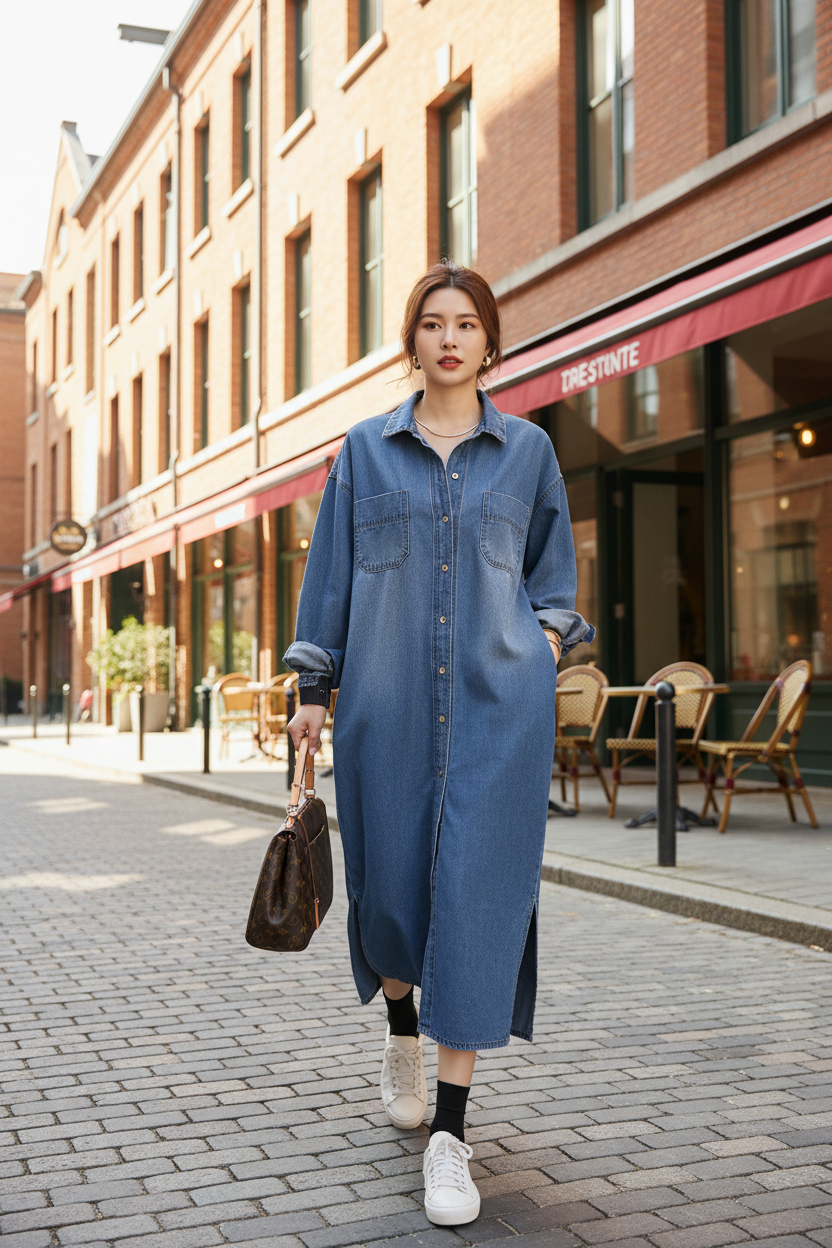 Denim Shirt Dress – Urban Lifestyle