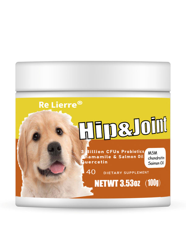 Dog Hip & Joint Supplement Chews with MSM, Chondroitin & Salmon Oil